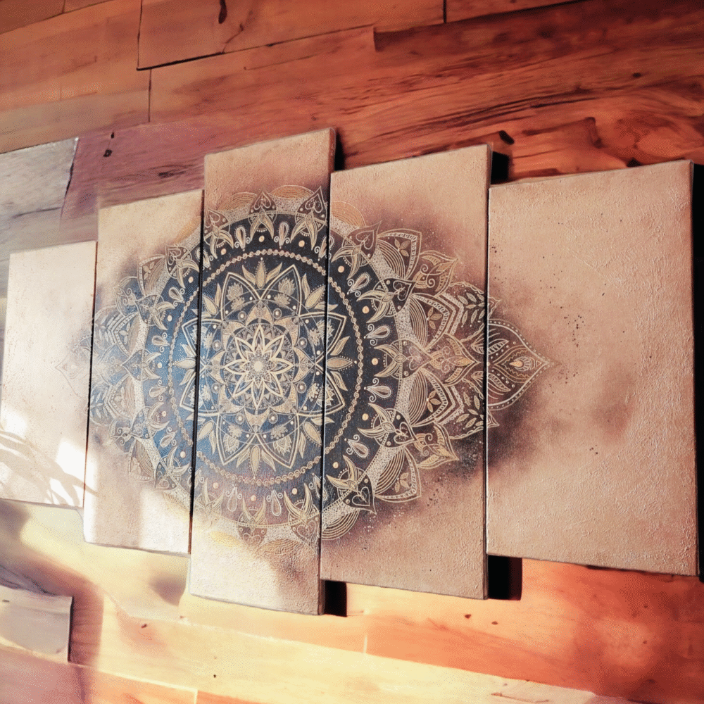 Polyptic Asian Mandala